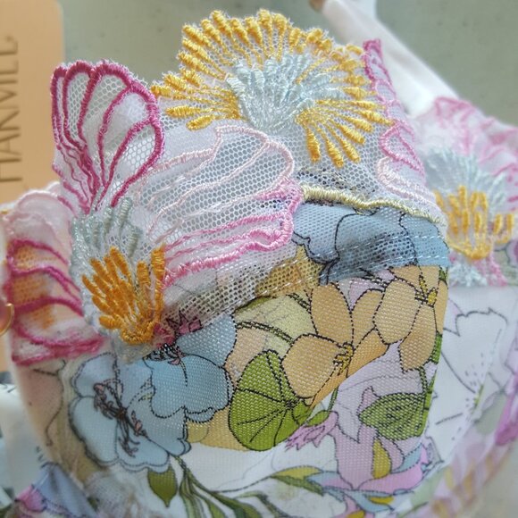 LISE CHARMEL ! FEERIE FLORALE PASTEL FLORAL (US/32 C) - Picture 3 of 7